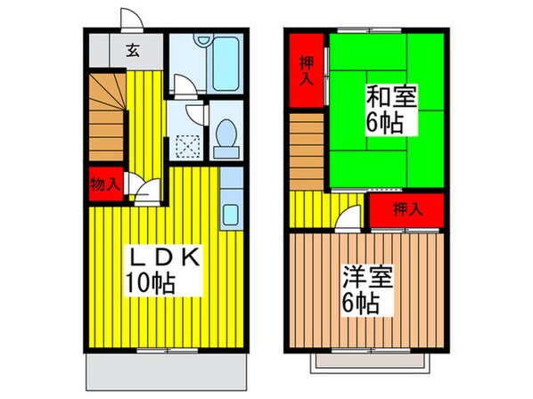 ホワイトパレスの物件間取画像